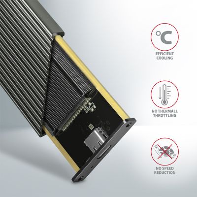 EEM2-XR SuperSpeed+ USB-C - NVMe M.2 RADIATOR box