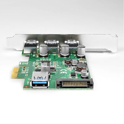 PCEU-330V PCIe řadič 3+1x USB3.0
