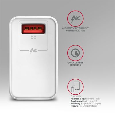 ACU-QC19W QC wall charger 19W