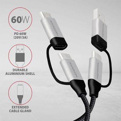 4in1 USB-C 2.0 kábel