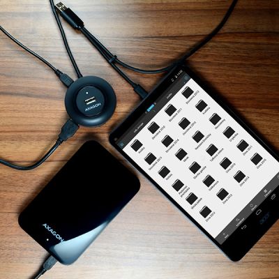 HUE-X6GB USB hub + OTG