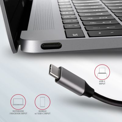 HMC-6M2 SuperSpeed USB-C COMBO 6in1 hub