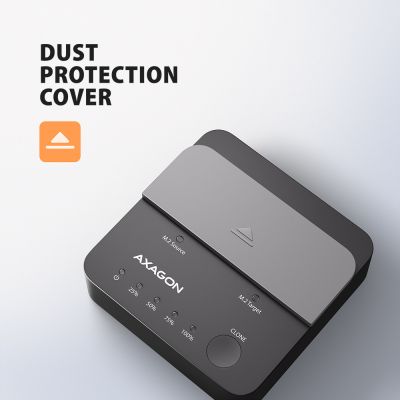 ADSA-M2C22L USB 20Gbps dokovací stanice pro 2× NVMe SSD