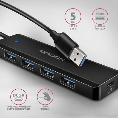 HUE-C1A USB-A 5Gbps TRAVEL hub