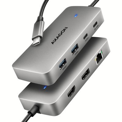 HMC-CUB83X2 USB-C 10Gbps DUAL 4K DISPLAY 7in1 hub