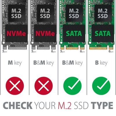 RSS-M2SD SATA M.2 box 2.5"