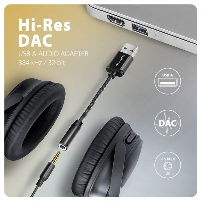 ADA-HA USB-A Hi-Res DAC audio adapter