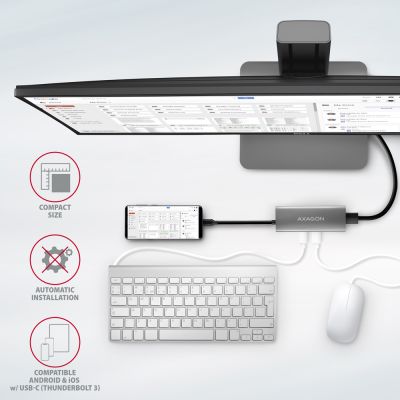 HMC-5G21 USB-C 10Gbps SPEEDSTER 5in1 hub