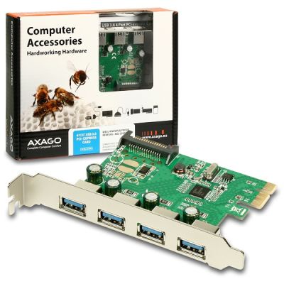 PCEU-430R PCIe řadič 4x USB 3.0
