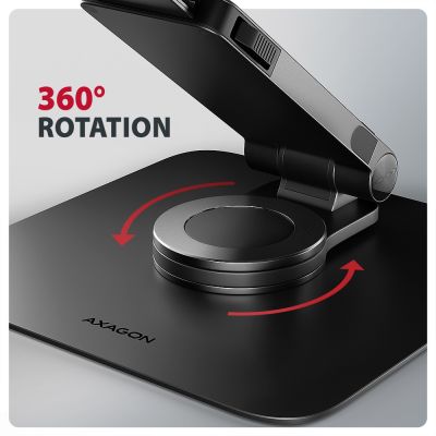 STND-LRB stand with 360° rotation for laptops and tablets