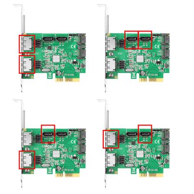 PCES-SH4 PCIe řadič 4/2x SATA 6G