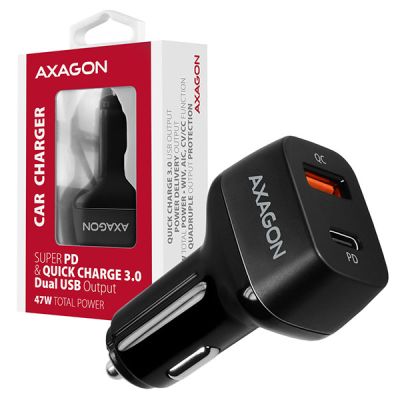 PWC-PDQ QC3.0 + USB-C PD Car Charger