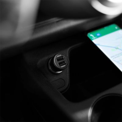 PWC-5V5 2.4A + 2.4A Car Charger