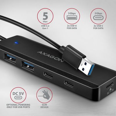 HUE-C2A USB-A 5Gbps TRAVEL hub
