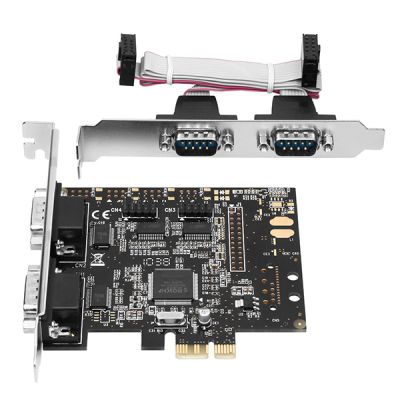 PCEA-S4 PCIe controller 4x serial