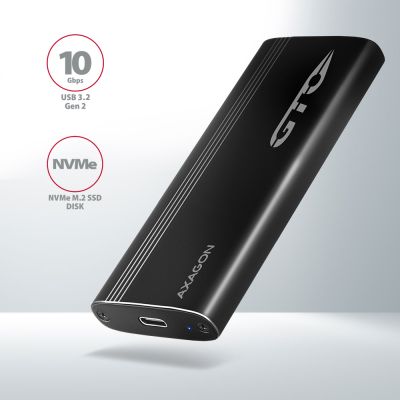 EEM2-GTO SuperSpeed+ USB-C - NVMe M.2 THIN OVAL box