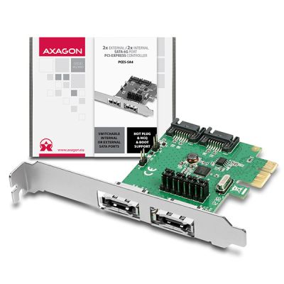 PCES-SA4 PCIe řadič 2/2x SATA 6G