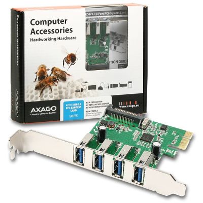 PCEU-43R PCIe řadič 4x USB 3.0