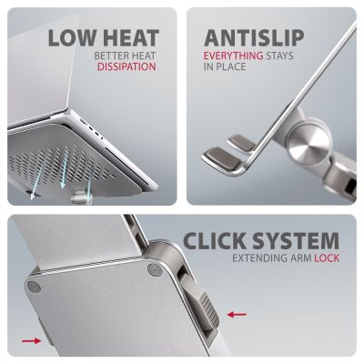 STND-LR stojan s 360° rotací pro notebooky a tablety