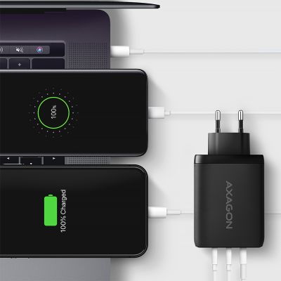 ACU-DPQ100 PD3.0 & QC4+ THREE OUTPUTS Wall Charger 100W
