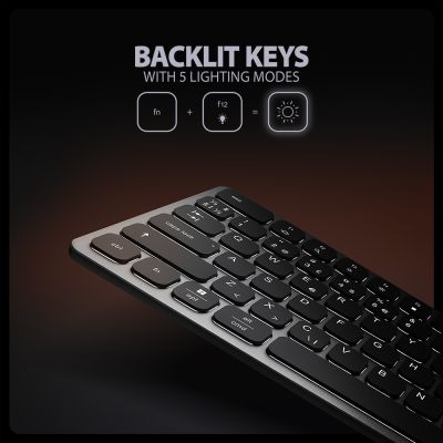 HMC-KB-NRD USB-C 5Gbps KEYBOARD (NRD) 9in1 hub