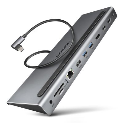 Product HMC-4KX3 USB-C 5Gbps TRIPLE 4K DISPLAY 11in1 hub Image