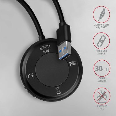 HUE-P1A SuperSpeed USB-A ROUND hub