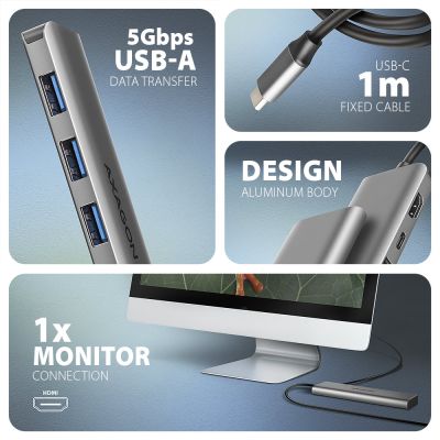 HMC-5H USB-C 5Gbps 5in1 hub