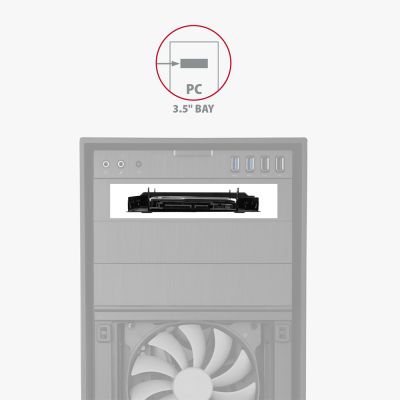 RHD-P25 3.5" / PCI  átalakító mert 2x 2.5"