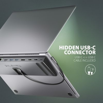 HMC-4KX3 USB-C 5Gbps TRIPLE 4K DISPLAY 11in1 hub