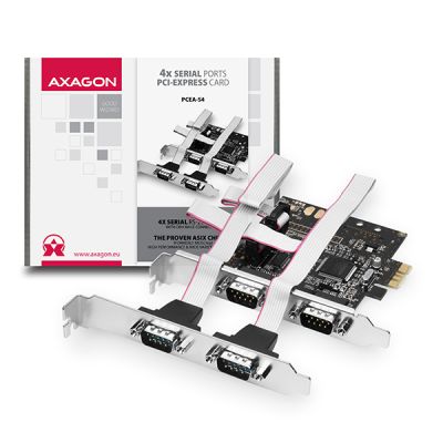 PCEA-S4 PCIe controller 4x serial
