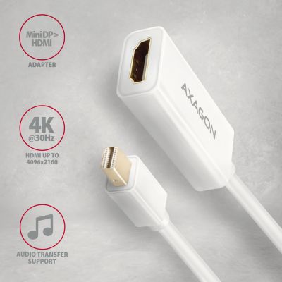 RVDM-HI14NW Mini DP > HDMI adaptér, 4K/30Hz
