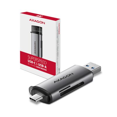 CRE-SAC SuperSpeed USB-C+USB-A card reader