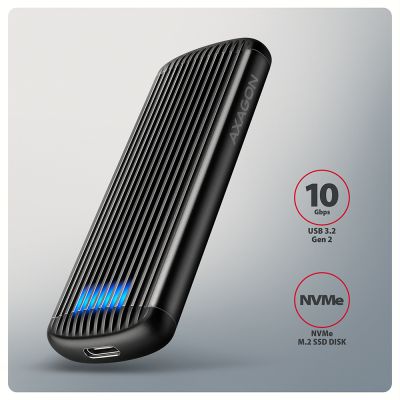 EEM2-SC USB-C 10Gbps - M.2 NVMe SSD RIBBED box