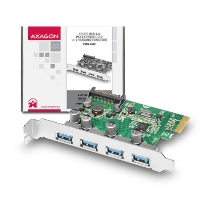 PCEU-430V PCIe řadič 4x externí SuperSpeed USB