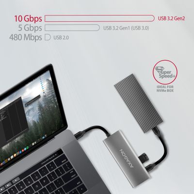 HMC-5G21 USB-C 10Gbps SPEEDSTER 5in1 hub