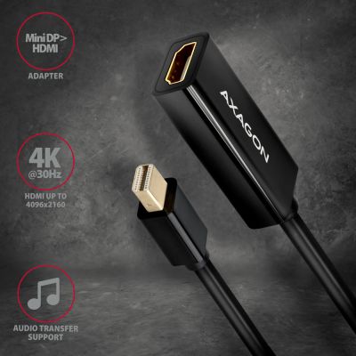 RVDM-HI14N Mini DP > HDMI adaptér, 4K/30Hz