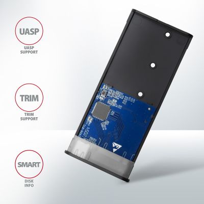 EEM2-SG2 SuperSpeed+ USB-C - M.2 NVMe & SATA SSD RAW box