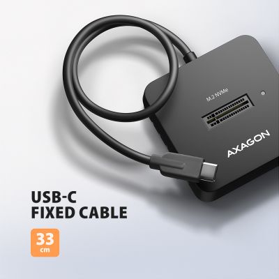 ADSA-M2C11L USB-C 10Gbps dokovací stanice pro M.2 NVMe SSD