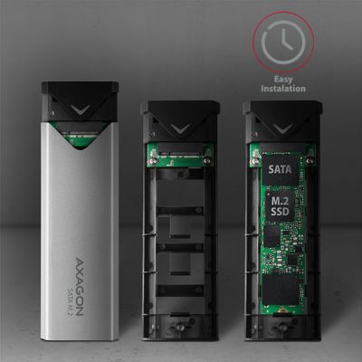 EEM2-U3C USB-C 3.2 Gen 1 - SATA M.2 box