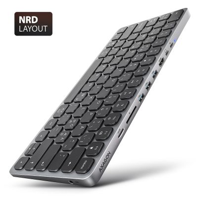 HMC-KB-NRD USB-C 5Gbps KEYBOARD (NRD) 9in1 hub