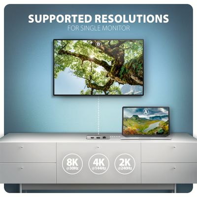 HMC-CUB83X2 USB-C 10Gbps DUAL 4K DISPLAY 7in1 hub