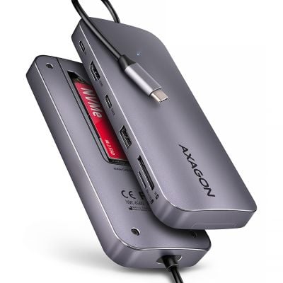 Product HMC-6GM2 USB-C 10Gbps GEN2COMBO 6in1 hub Image
