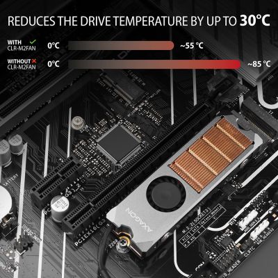 CLR-M2FAN chladič pro M.2 SSD