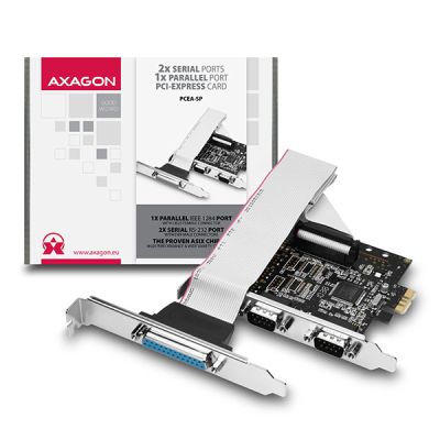 PCEA-SP PCIe řadič 2x serial + 1x parallel
