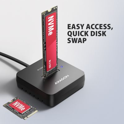 ADSA-M2C11L USB-C 10Gbps dokovací stanice pro M.2 NVMe SSD