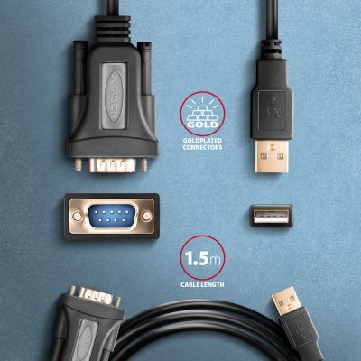 ADS-1PQN USB > SERIAL ADVANCED aktivní adaptér