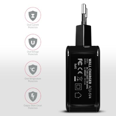 ACU-5V4 2.6A + 2.6A wall charger