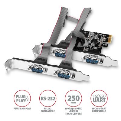 PCEA-S4N PCIe vezérlő 4x soros