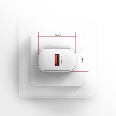 ACU-QC18W QC3.0 1xOUTPUT wall charger 18W